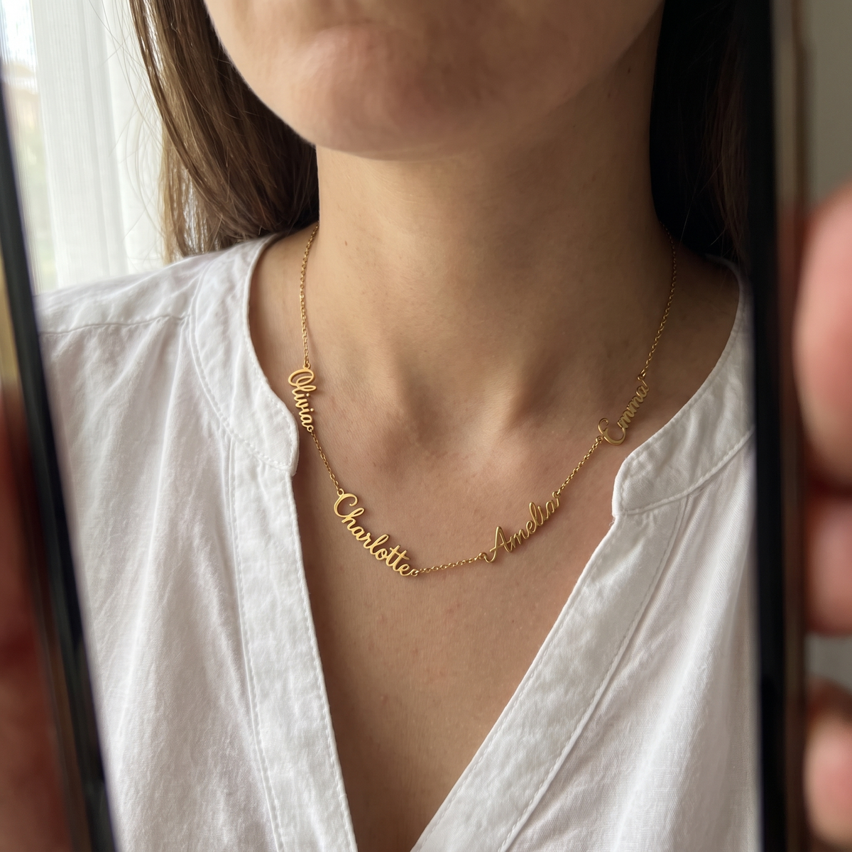 KALYS necklace worn